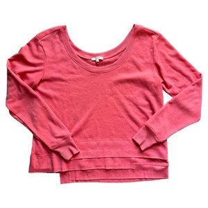 Leallo Super Soft Coral Sweater Sz Small